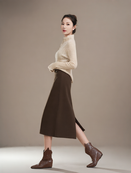 Wool skirt