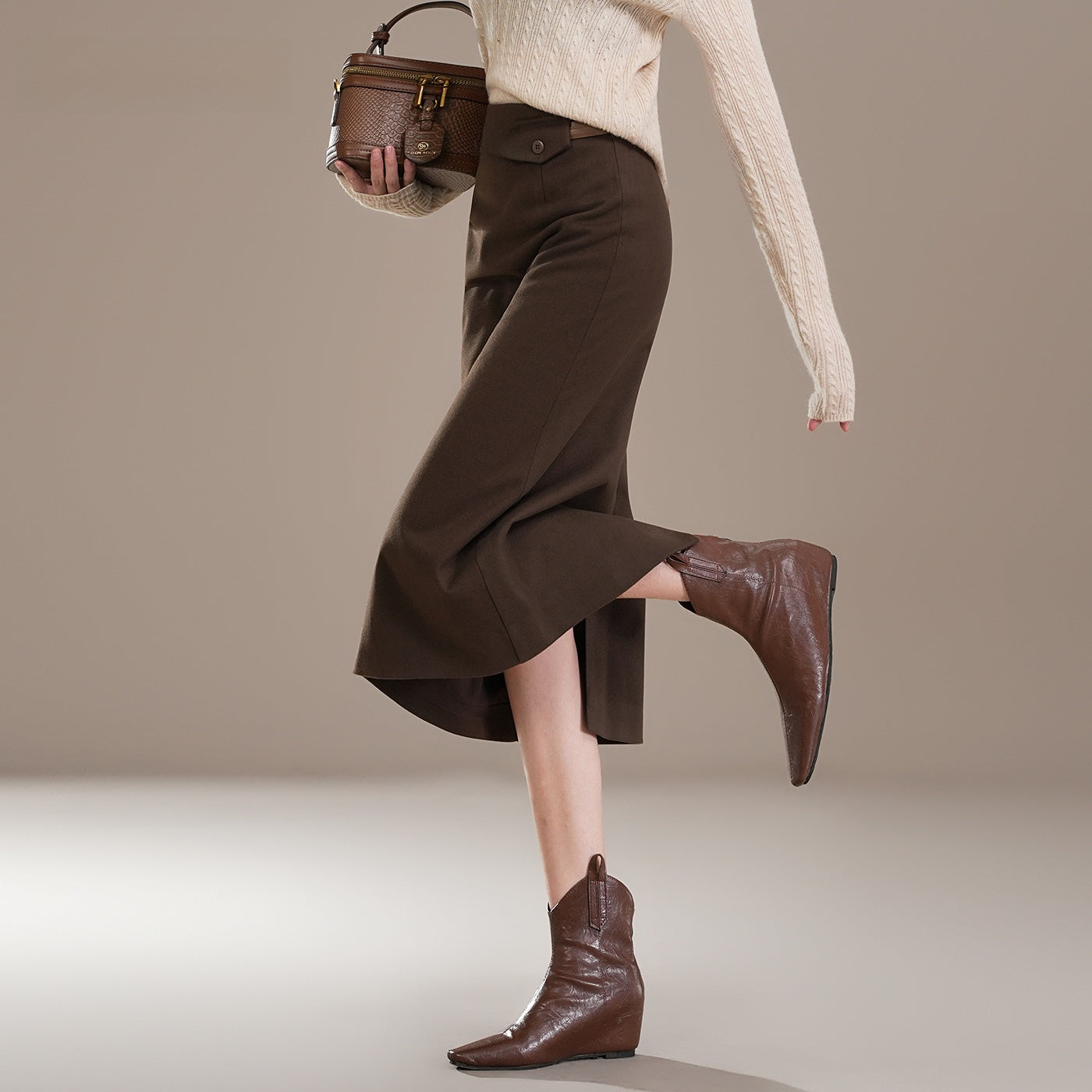Wool skirt