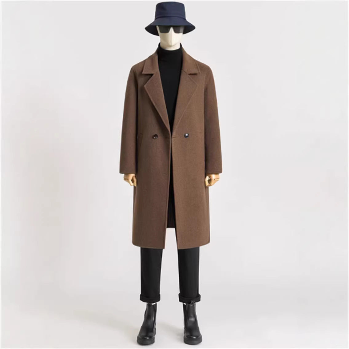 Wool Woolen Coat Windbreaker