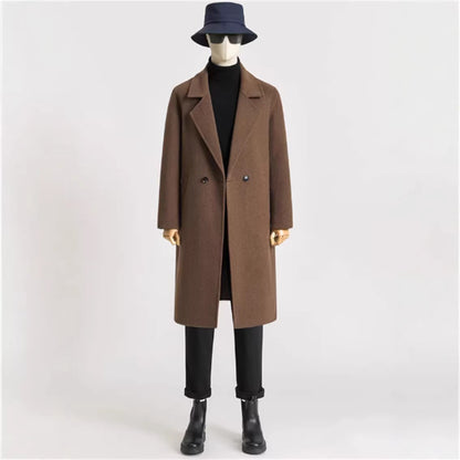 Wool Woolen Coat Windbreaker