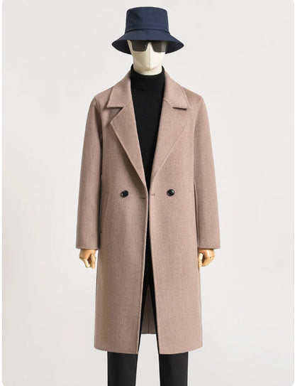 Wool Woolen Coat Windbreaker