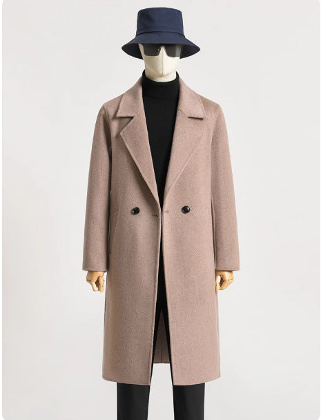 Wool Woolen Coat Windbreaker