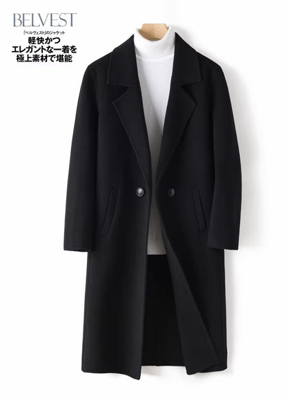 Wool Woolen Coat Windbreaker