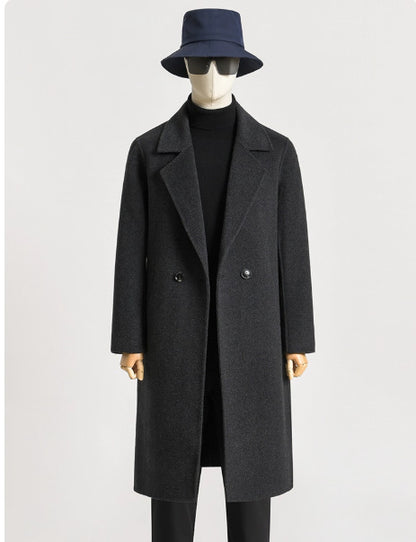 Wool Woolen Coat Windbreaker