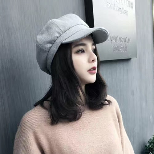Woolen beret hat