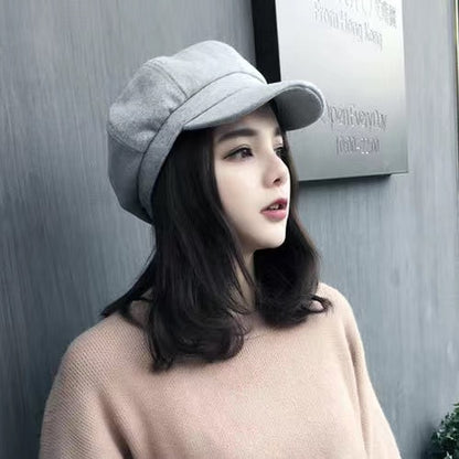 Woolen beret hat