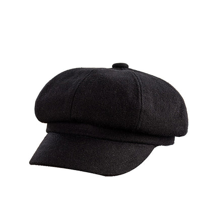 Woolen beret hat
