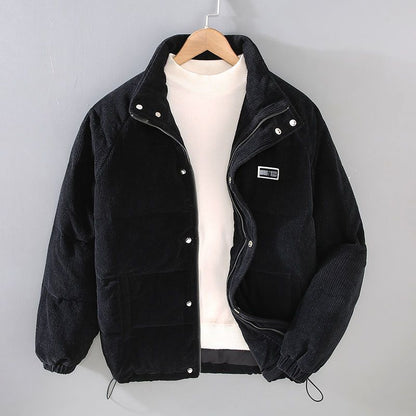 Woolen cotton fleece coat