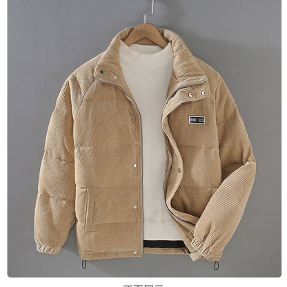 Woolen cotton fleece coat