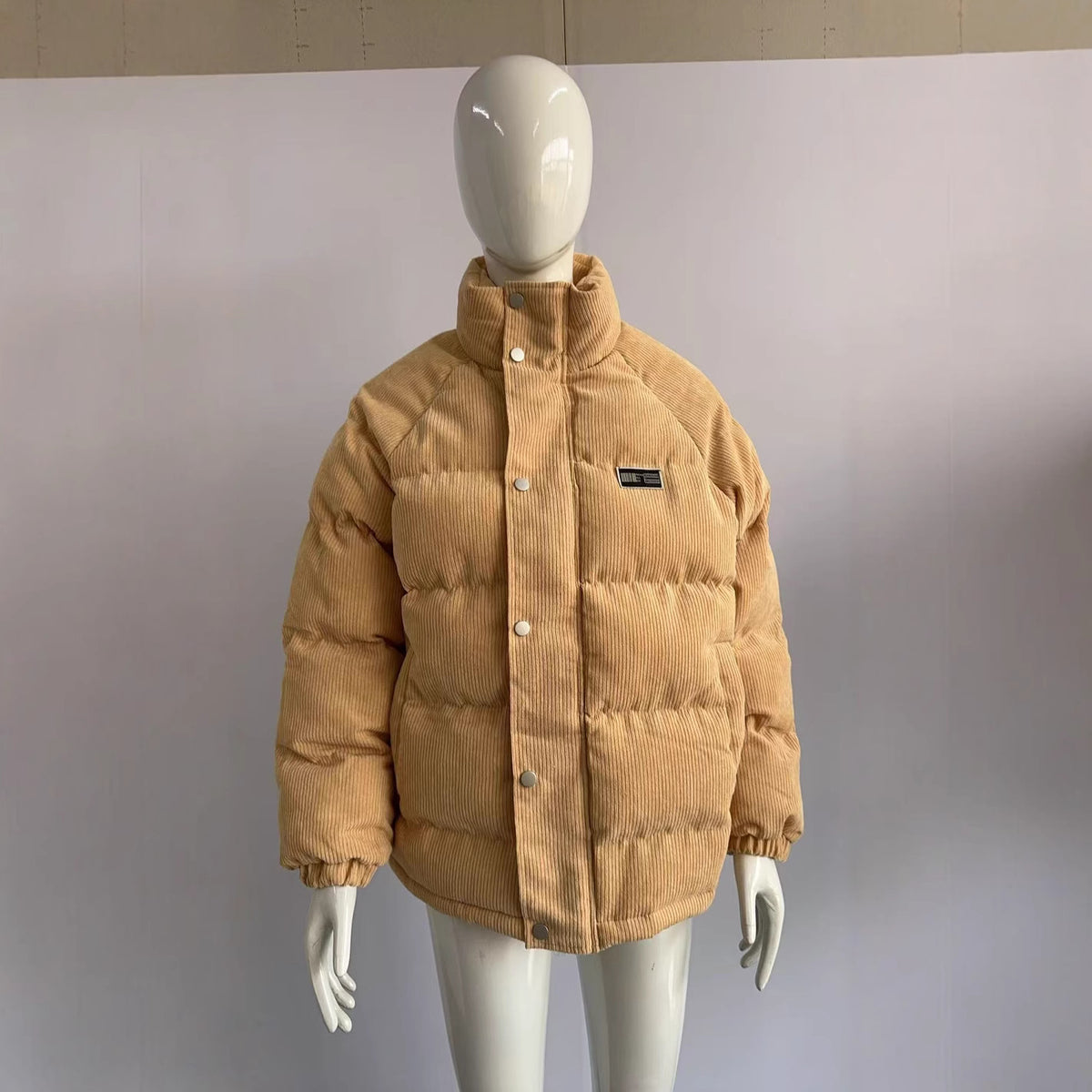 Woolen cotton fleece coat