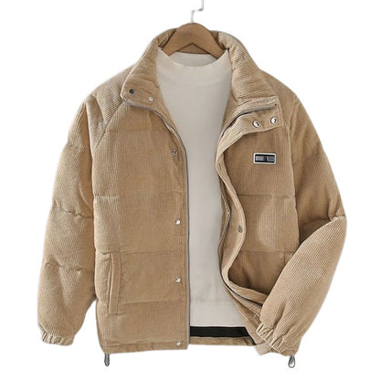 Woolen cotton fleece coat