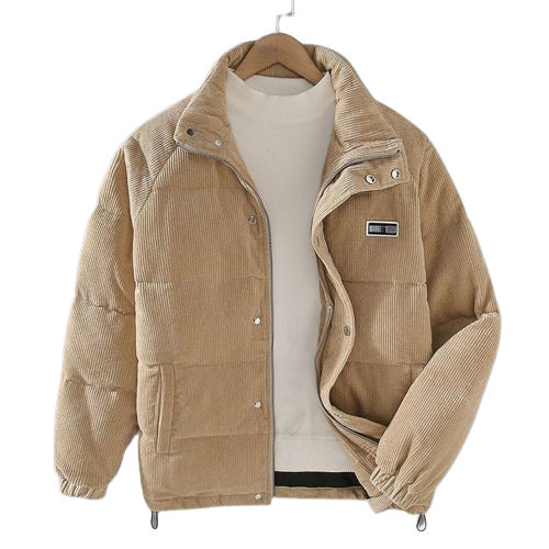 Woolen cotton fleece coat