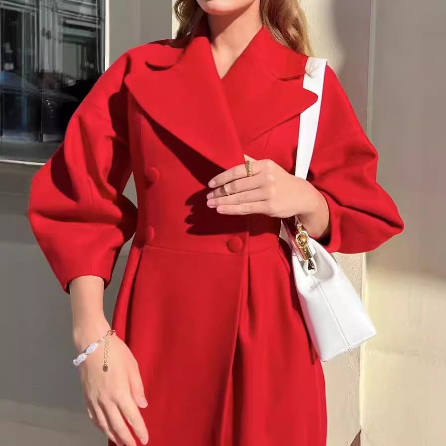 Woolen Outwear Long Outwear