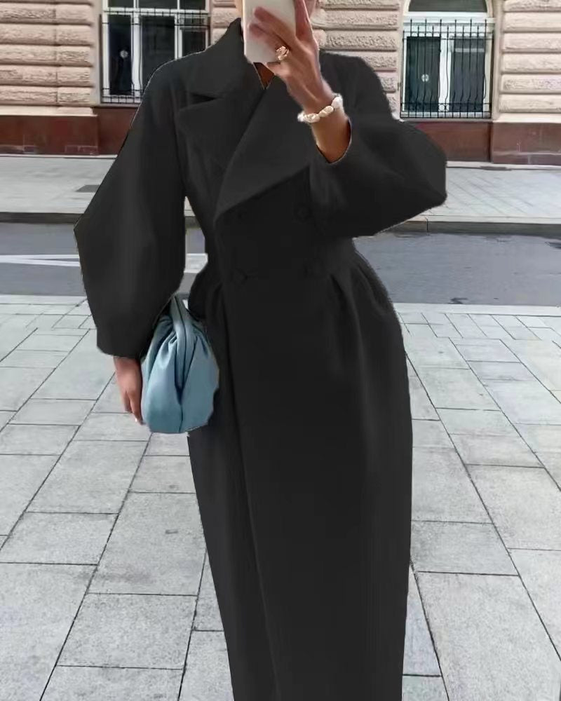 Woolen Outwear Long Outwear