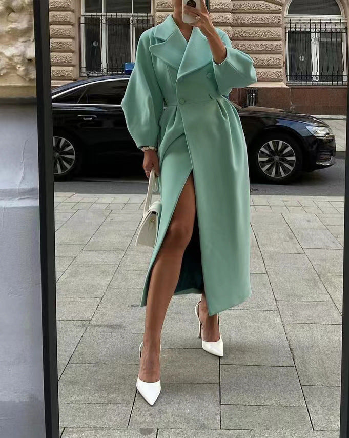 Woolen Outwear Long Outwear