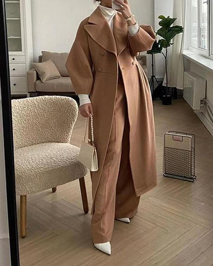 Woolen Outwear Long Outwear