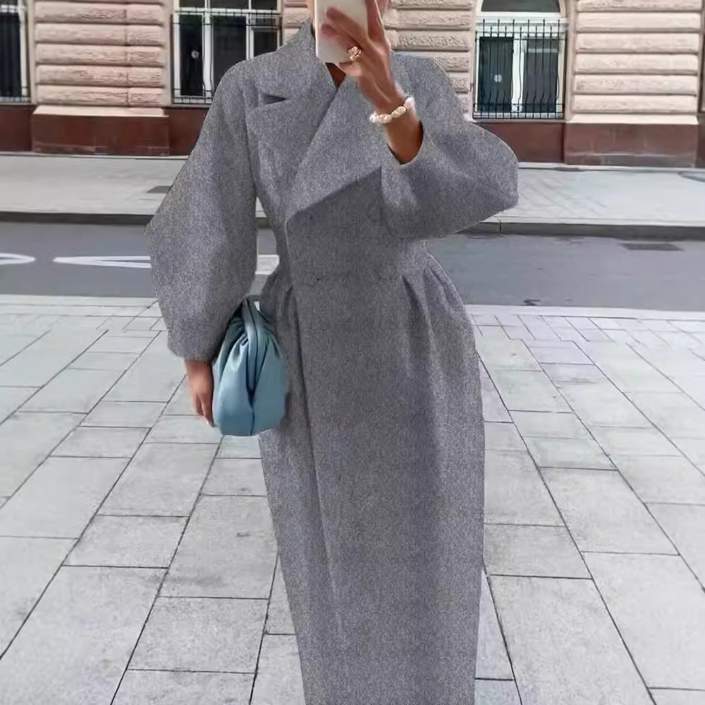 Woolen Outwear Long Outwear