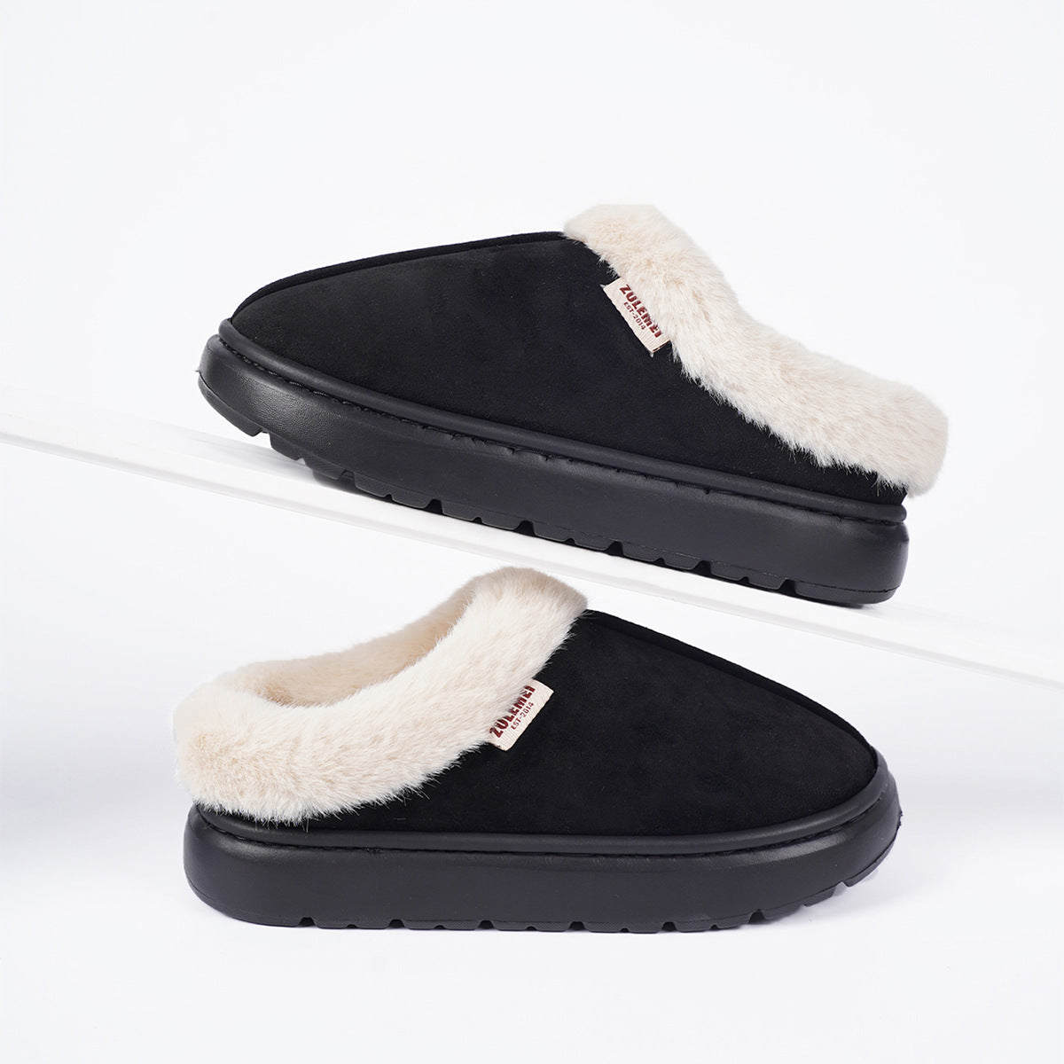 Woolen Plush Anti-Slip Slippers