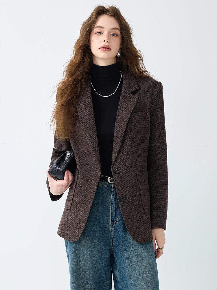Woolen suit jacket