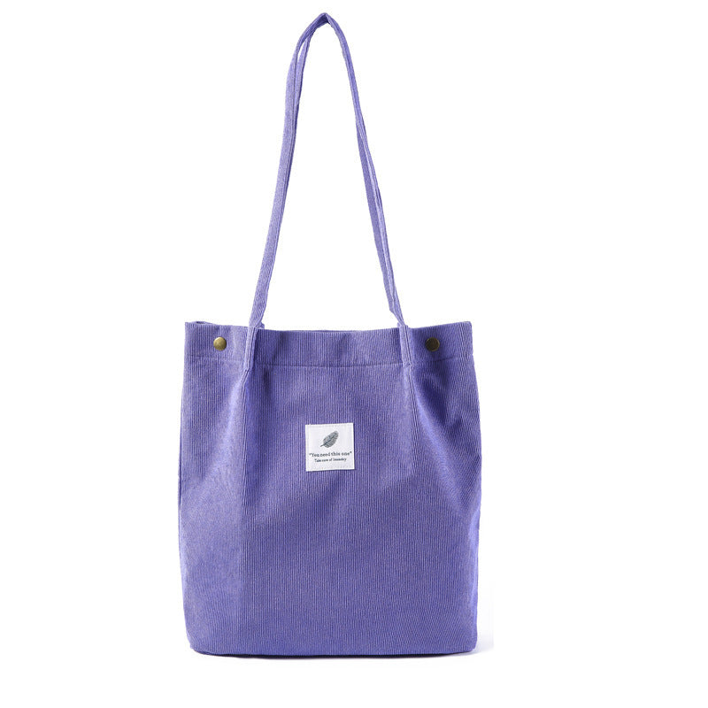 Woolen twill shoulder bag