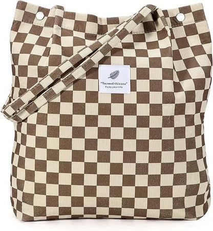Woolen twill shoulder bag