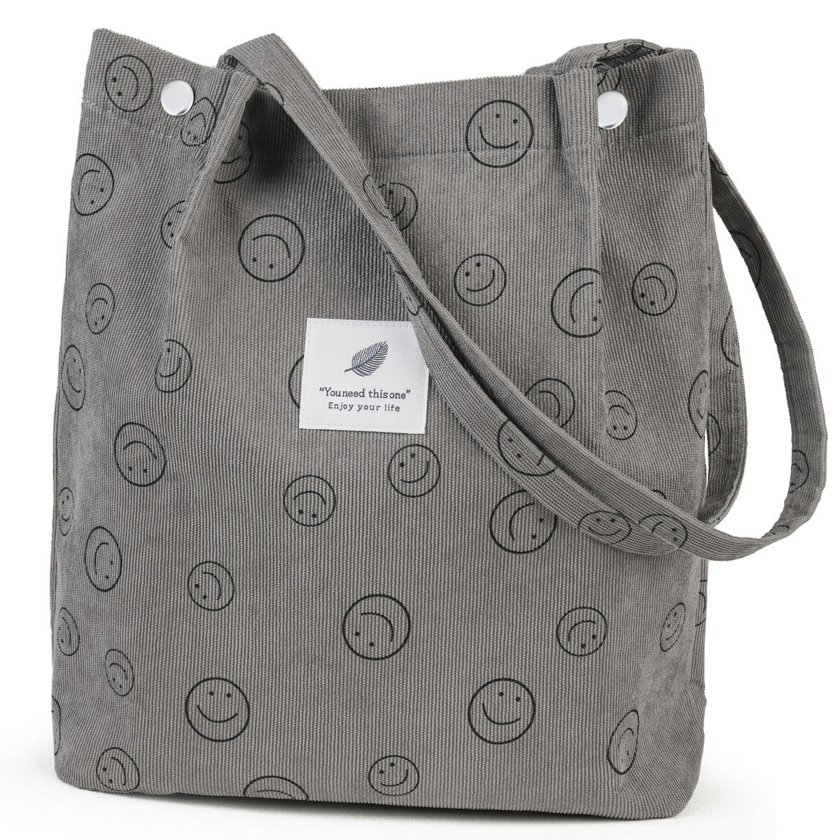 Woolen twill shoulder bag