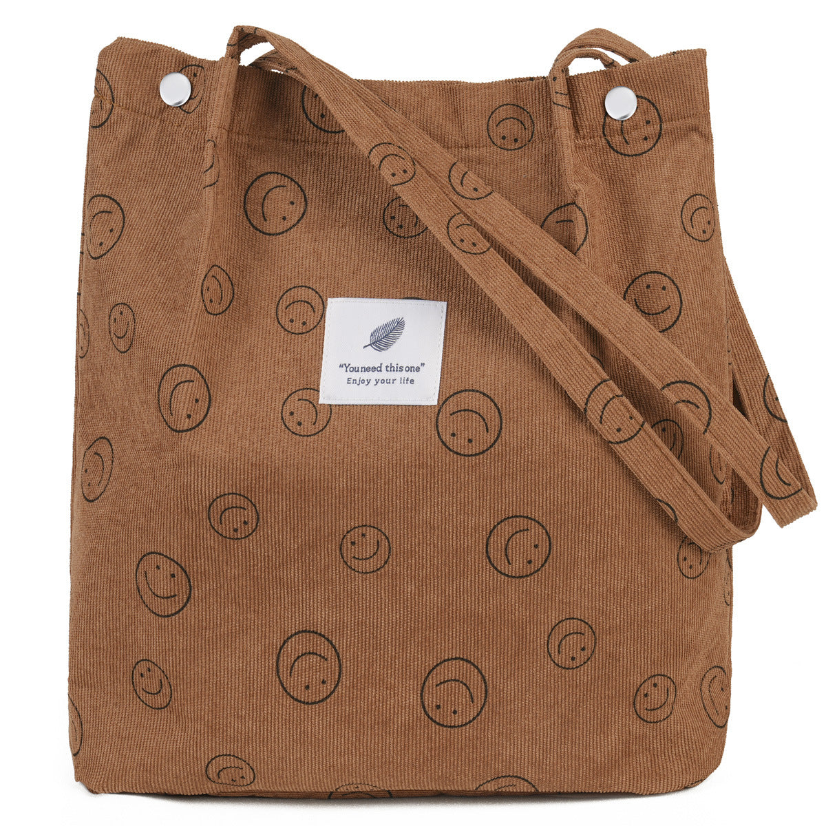 Woolen twill shoulder bag
