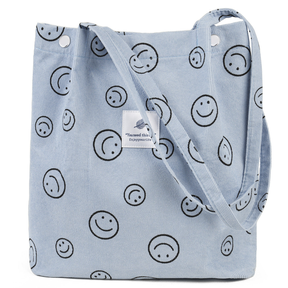 Woolen twill shoulder bag