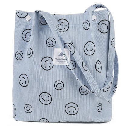 Woolen twill shoulder bag