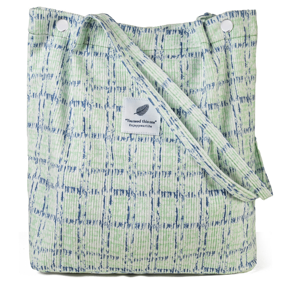 Woolen twill shoulder bag