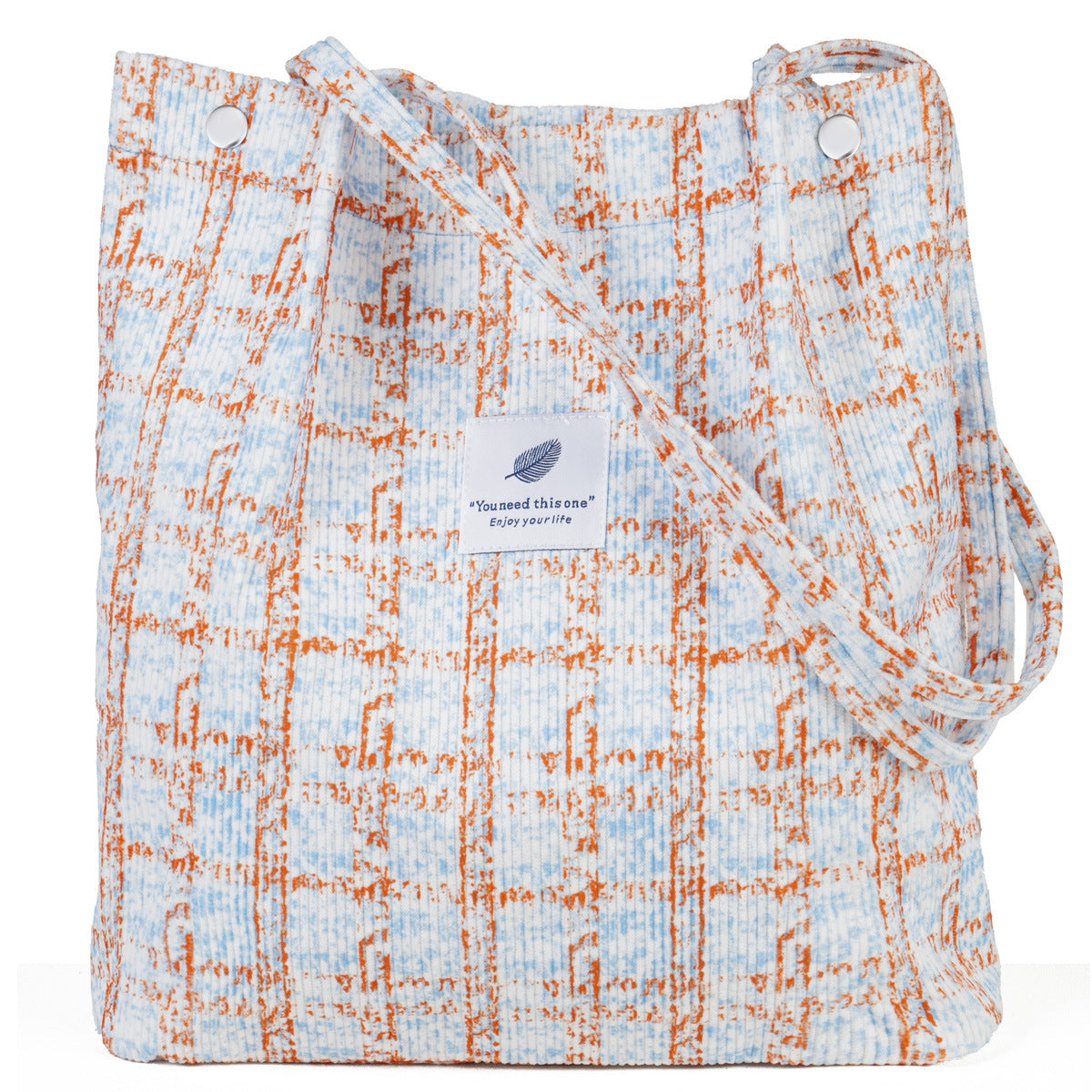Woolen twill shoulder bag