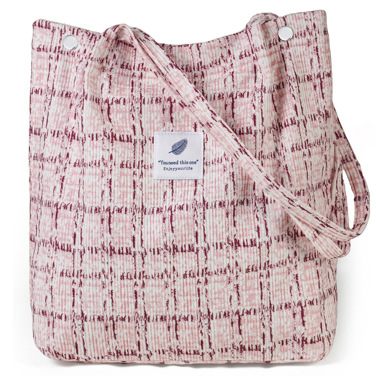 Woolen twill shoulder bag