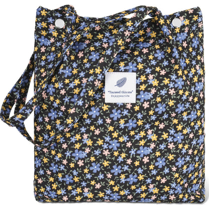 Woolen twill shoulder bag