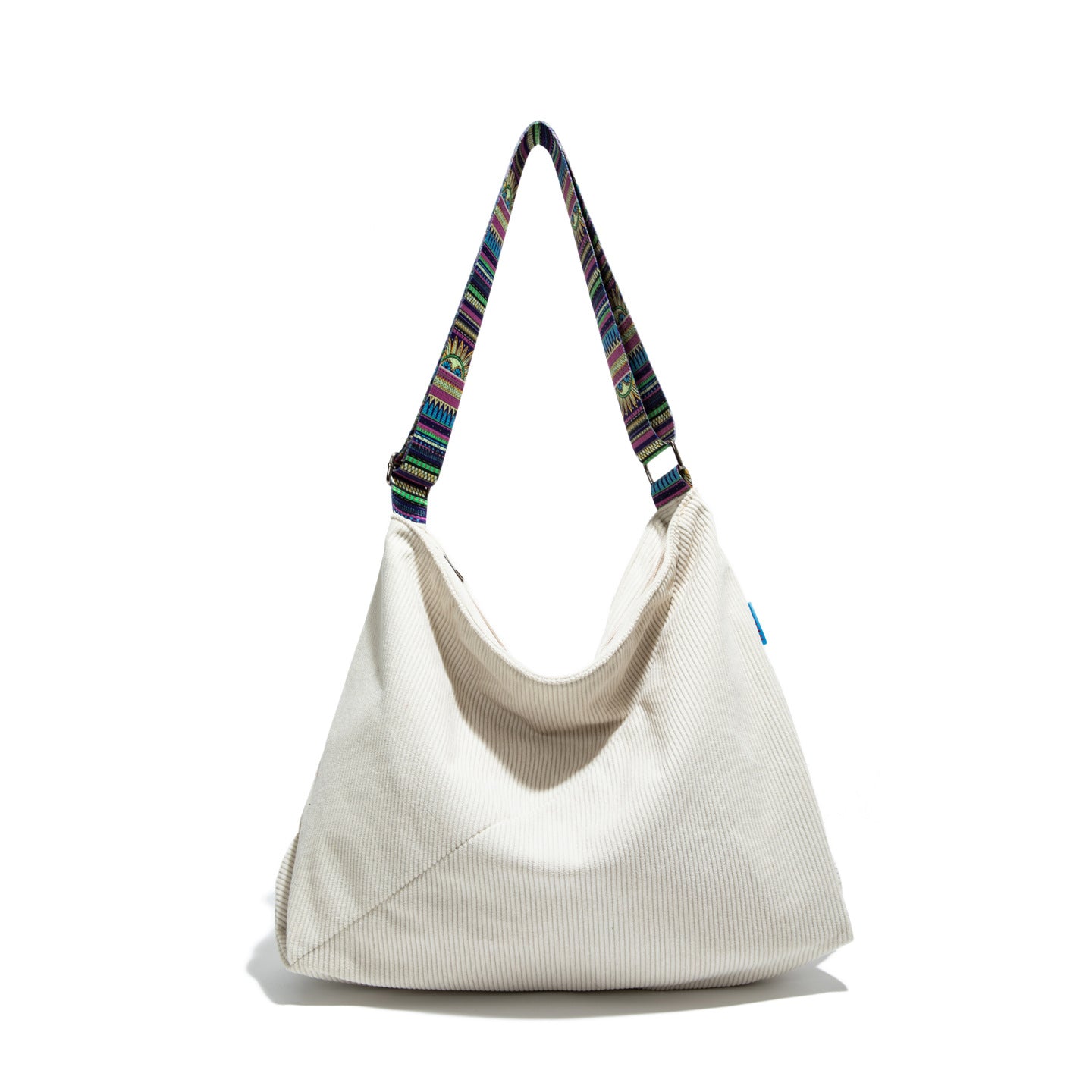 Woolen twill shoulder bag