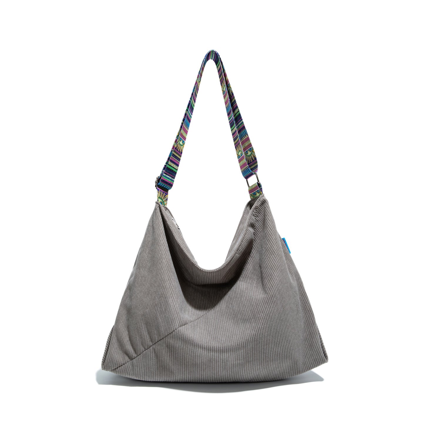 Woolen twill shoulder bag