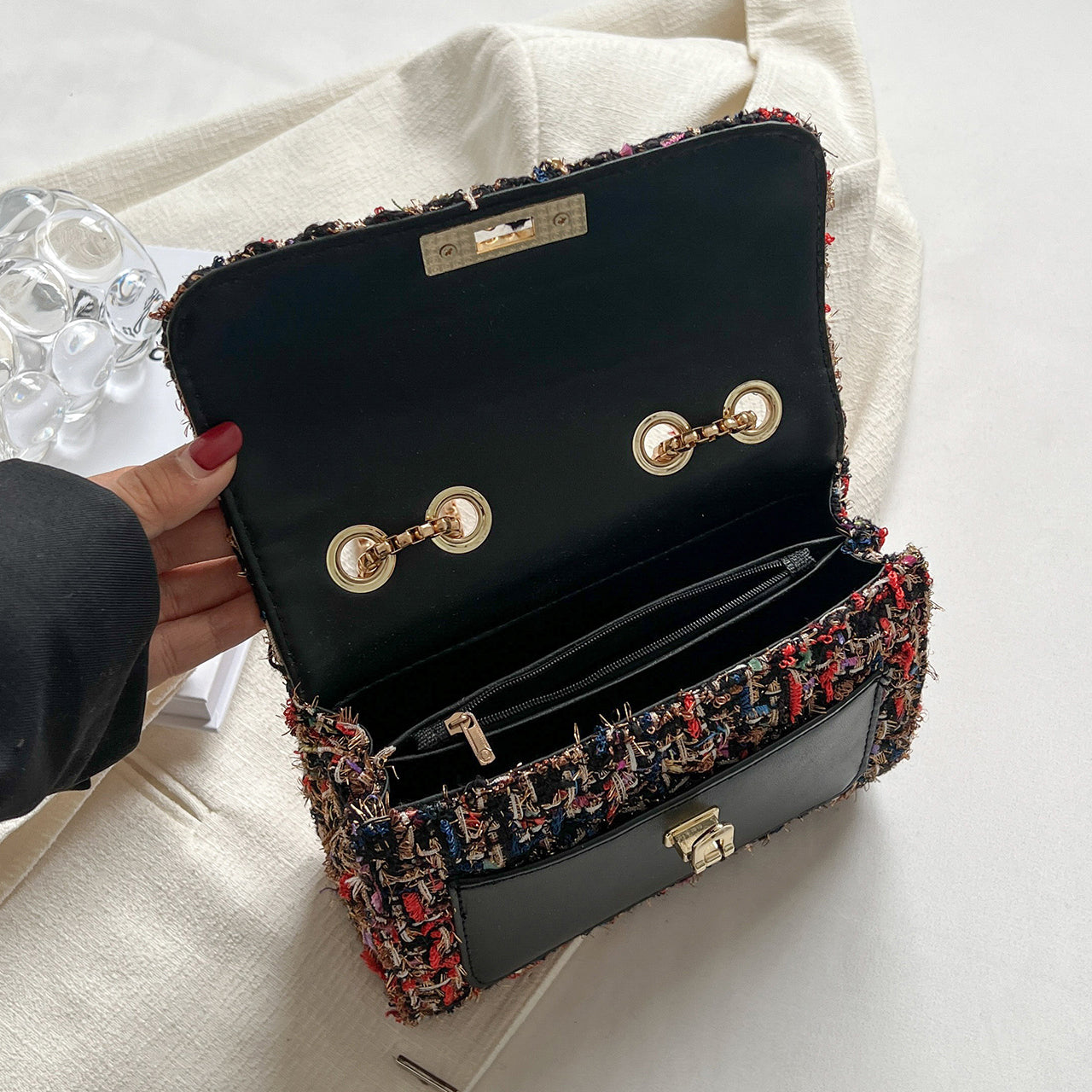 Woolen Women Handbag