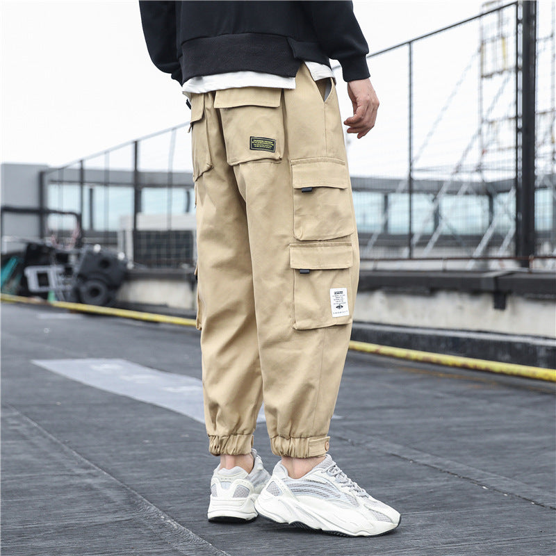 Workwear multi-pocket casual pants