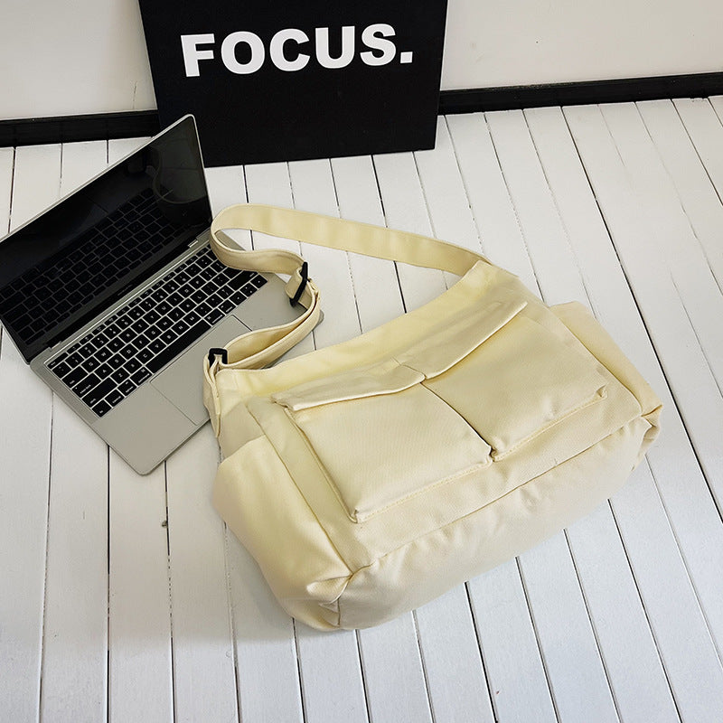 Workwear Style Canvas Tote Bag with Adjustable Strap