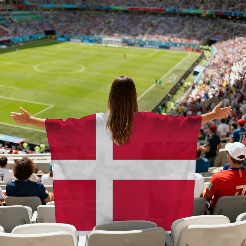 World Cup Fan Cape Flags