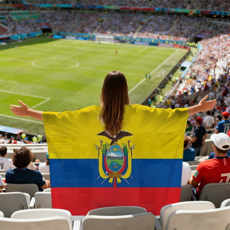 World Cup Fan Cape Flags