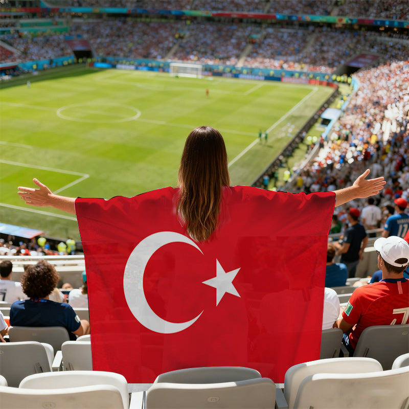 World Cup Fan Cape Flags