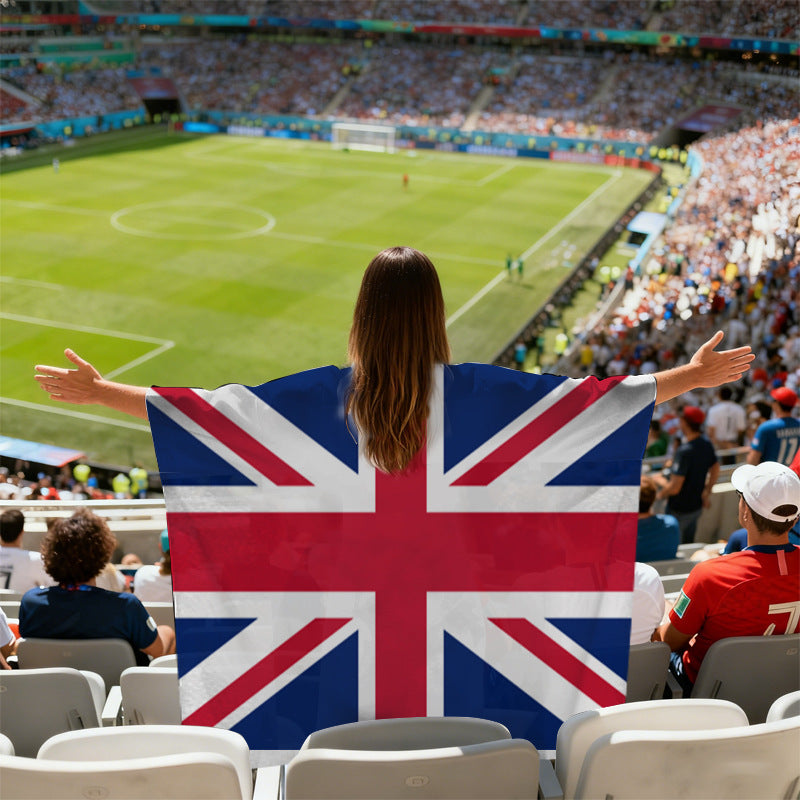 World Cup Fan Cape Flags