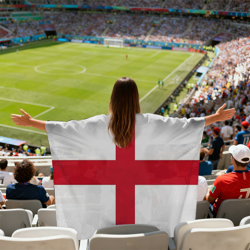 World Cup Fan Cape Flags