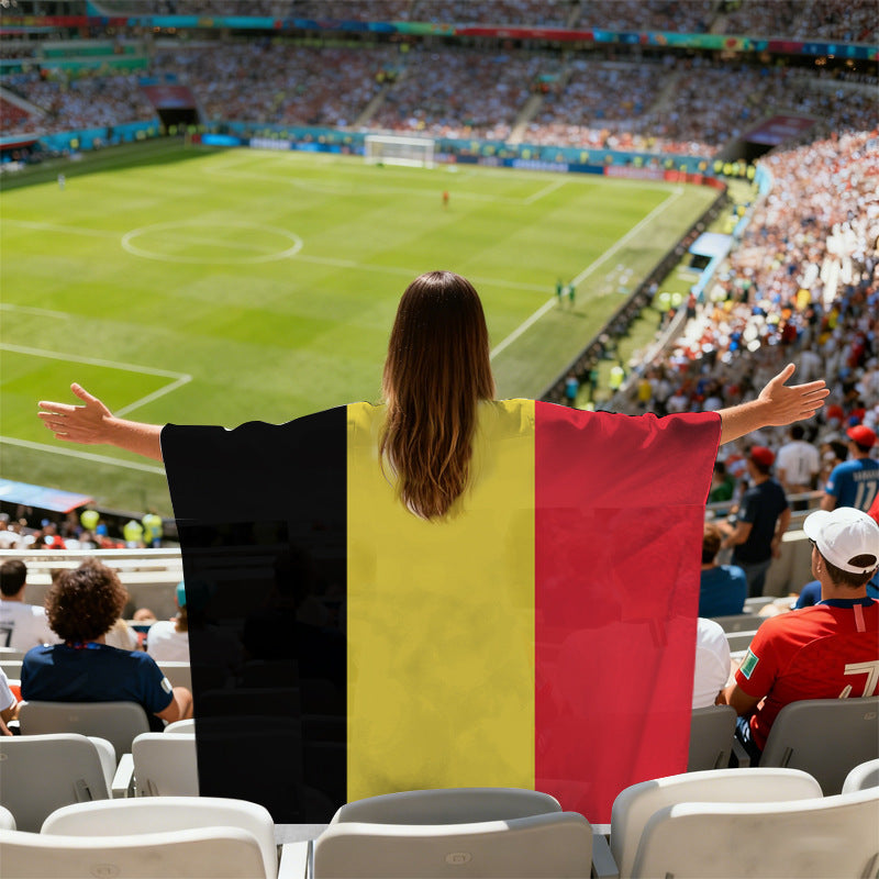 World Cup Fan Cape Flags