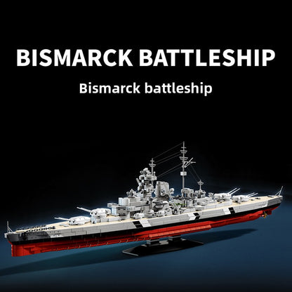 World War II USS Missouri Battleship Building Block Model Toy