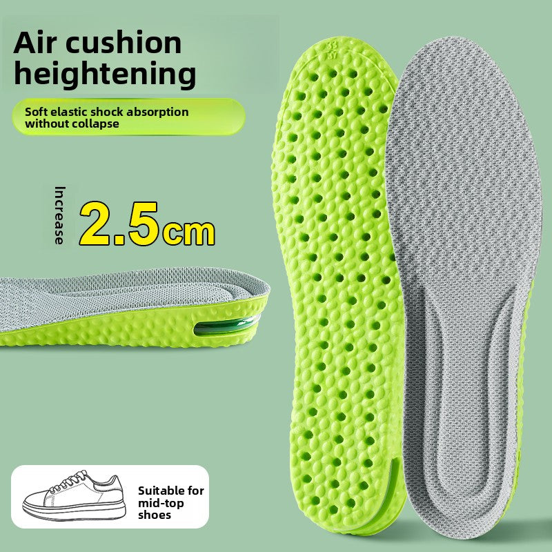 Wormwood deodorant heightening insole