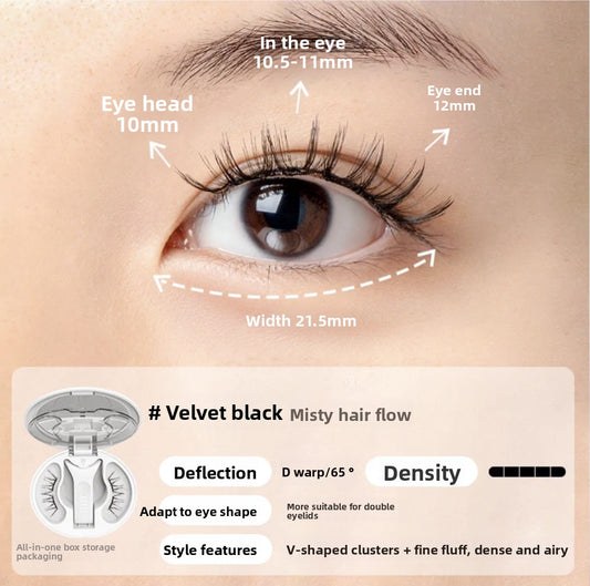 WOSADO Magnetic False Eyelashes Natural Look