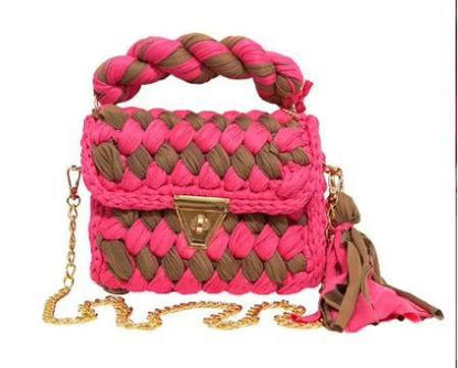 Woven Chain Crossbody Bag