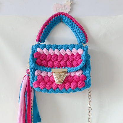 Woven Chain Crossbody Bag