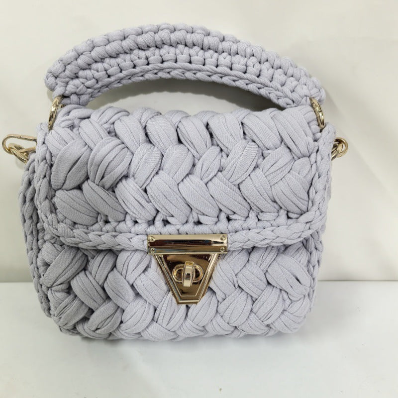 Woven Chain Crossbody Bag